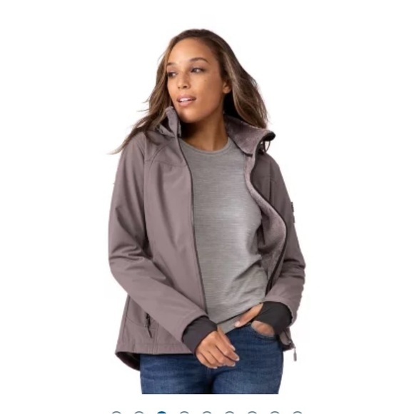 Free Country  NWT softshell Utility Jacket hooded coat - Picture 5 of 14